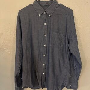 J. Crew Casual Gray Button-Down Shirt